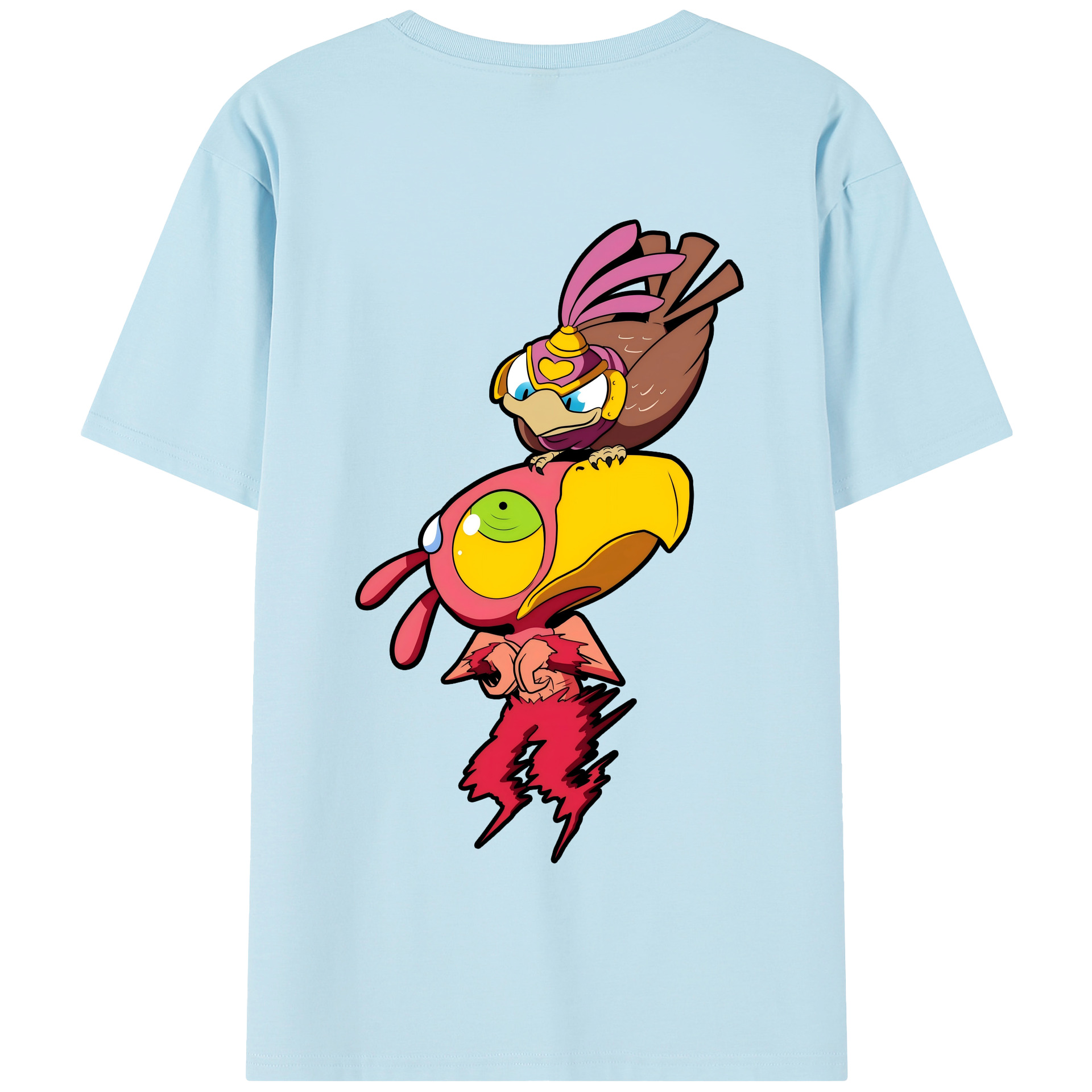 （画像用） ジョジョの奇妙な冒険 JoJo's Bizarre Adventure 綿100％半袖Tシャツ（背面プリント）